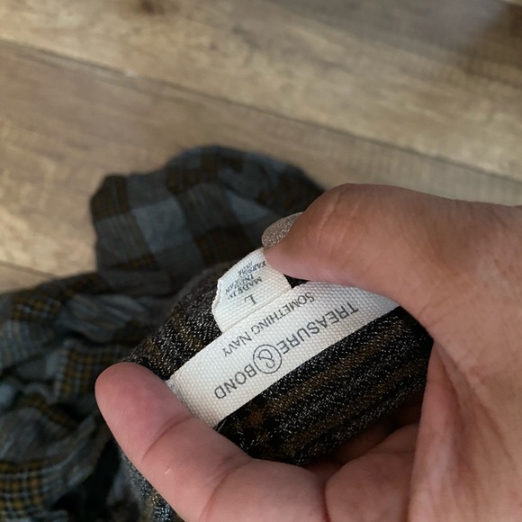 Something Navy For Nordstrom plaid open back - Picture 10 of 10